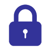 Secure lock icon